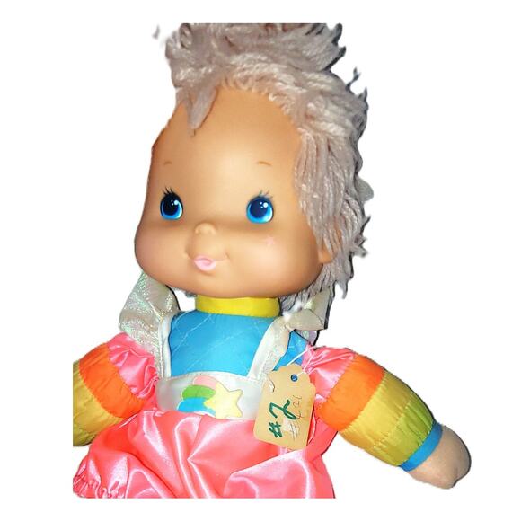 14" Vintage 1983 Rainbow Bright "Tickled Pink" Baby Doll Stuffy #2 - Picture 6 of 12